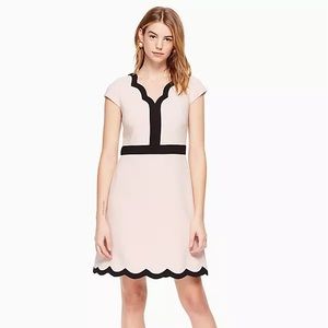Never worn Kate Spade Short-Sleeved Scallop Dress